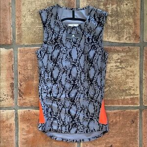 Adidas Stella McCartney Limited Edition Size Small Snake Print Athletic Top